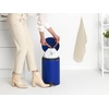 image:imageBrabantia StepOn XS Trash Can  Mineral Concrete Gray  13 Gallon  5L  Bathroom Bedroom Office Trash Can Light Pedal Handle amp Removable Inner Bucket  99 x 133 x 162   Trash BagsMineral Powerful Blue