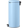 image:imageBrabantia StepOn XS Trash Can  Mineral Concrete Gray  13 Gallon  5L  Bathroom Bedroom Office Trash Can Light Pedal Handle amp Removable Inner Bucket  99 x 133 x 162   Trash BagsDreamy Blue