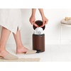 image:imageBrabantia StepOn XS Trash Can  Mineral Concrete Gray  13 Gallon  5L  Bathroom Bedroom Office Trash Can Light Pedal Handle amp Removable Inner Bucket  99 x 133 x 162   Trash BagsMineral Cosy Brown
