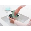 image:imageBrabantia x2 Microfiber Cleaning Dish Cloths Dark Gray Absorbent Hygenic Rags for Washing Cleaning Drying 12x12Jade Green