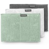 image:imageBrabantia x2 Microfiber Cleaning Dish Cloths Dark Gray Absorbent Hygenic Rags for Washing Cleaning Drying 12x12Jade Green