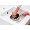 image:imageBrabantia x2 Microfiber Cleaning Dish Cloths Dark Gray Absorbent Hygenic Rags for Washing Cleaning Drying 12x12Jade Green