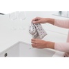 image:imageBrabantia x2 Microfiber Cleaning Dish Cloths Dark Gray Absorbent Hygenic Rags for Washing Cleaning Drying 12x12Light Gray