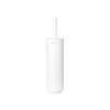 image:imageBrabantia Mindset Toilet Brush amp Holder Mineral Fresh White Bristle Brush Toilet Bowl Cleaner Wall Mountable Discrete Holder Removable Inner Holder LWH 38 x 43 x 165