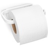 image:imageBrabantia Mindset Wall Mounted Toilet Roll Holder Mineral Infinite Gray Wide Opening Bathroom Tissue Rack Concealed Fixings AntiRust MaterialsMineral Fresh White