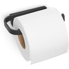 image:imageBrabantia Mindset Wall Mounted Toilet Roll Holder Mineral Infinite Gray Wide Opening Bathroom Tissue Rack Concealed Fixings AntiRust MaterialsMineral Infinite Grey