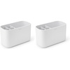 image:imageBrabantia ReNew Bathroom Caddy White  Compartments for Toothbrushes Toothpaste Soap etc  Nonslip Base and Drainage HolesWhite