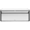image:imageBrabantia Rectangular Fall Front Bread Box  White  Large Metal Front Opening Bread Store for Kitchen Countertop  Flat Top for Extra Storage Magnet Closing Lid  Fits 2 LoavesMatt Steel