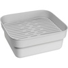image:imageBrabantia Washing Up Dish Tub Bowl with Removable Draining Tray Light Gray Ideal for RectangularSquare Kitchen Sinks 1472 x 1354 x 634Light Gray
