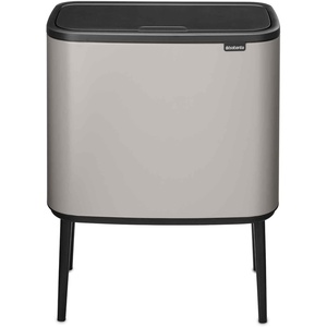 image:imageBrabantia Bo Touch Bin 34 Liters Soft Beige PlasticSoft Gray