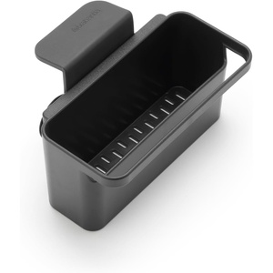 image:imageBrabantia Brabanta SinkSide inSink Organizer Dark Gray Tidy StorageDrainage Container with Suction Cups for Kitchen Sink Sponges Cloths DishsoapDark Gray