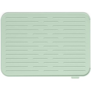 image:imageBrabantia Sinkside Silicone Dish Pot Drying Mat Jade Green Soft NonSlip Kitchen Counter Sink Top Drainer for DishwashingJade Green