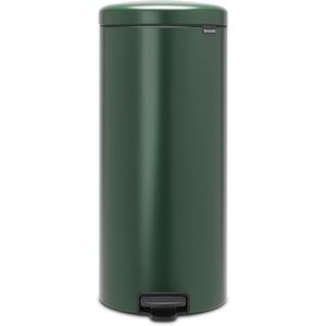 image:imageBrabantia StepOn XS Trash Can  Mineral Concrete Gray  13 Gallon  5L  Bathroom Bedroom Office Trash Can Light Pedal Handle amp Removable Inner Bucket  99 x 133 x 162   Trash BagsPine Green