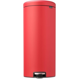 image:imageBrabantia StepOn XS Trash Can  Mineral Concrete Gray  13 Gallon  5L  Bathroom Bedroom Office Trash Can Light Pedal Handle amp Removable Inner Bucket  99 x 133 x 162   Trash BagsMineral Red