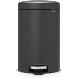 image:imageBrabantia StepOn XS Trash Can  Mineral Concrete Gray  13 Gallon  5L  Bathroom Bedroom Office Trash Can Light Pedal Handle amp Removable Inner Bucket  99 x 133 x 162   Trash BagsMineral Infinite Gray
