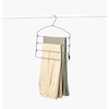 image:imageBrabantia Set of 3 SoftTouch Clothes Hangers BlackWhite NonSlip Soft Closet Garment Storage Organizers Slim Space Saving Laundry Hangers with Hooks1 Pack