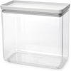 image:imageBrabantia TASTY Stackable Canister  XL Airtight Food Storage Container with Silicone Lid Seal for Kitchen  Jar for Dry Food amp Wet Food Sugar Flour  09 gal Capacity  Dark GrayLight Grey