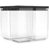 image:imageBrabantia TASTY Stackable Canister  XL Airtight Food Storage Container with Silicone Lid Seal for Kitchen  Jar for Dry Food amp Wet Food Sugar Flour  09 gal Capacity  Dark GrayDark Grey