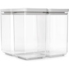image:imageBrabantia TASTY Stackable Canister  XL Airtight Food Storage Container with Silicone Lid Seal for Kitchen  Jar for Dry Food amp Wet Food Sugar Flour  09 gal Capacity  Dark GrayLight Grey