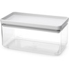 image:imageBrabantia TASTY Stackable Canister  XL Airtight Food Storage Container with Silicone Lid Seal for Kitchen  Jar for Dry Food amp Wet Food Sugar Flour  09 gal Capacity  Dark GrayLight Grey