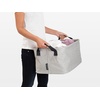 image:imageBrabantia  Foldable Laundry Basket  Compact Storage Box  Water Resistant Coating  MultiFunctional  Laundry Hamper  Bathroom  Collapsible  Grey  9 GalGray