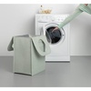 image:imageBrabantia  Foldable Laundry Basket  Compact Storage Box  Water Resistant Coating  MultiFunctional  Laundry Hamper  Bathroom  Collapsible  Grey  9 GalGreen