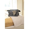 image:imageBrabantia  Foldable Laundry Basket  Compact Storage Box  Water Resistant Coating  MultiFunctional  Laundry Hamper  Bathroom  Collapsible  Grey  9 GalPepper Black