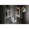 image:imageBrabantia  Laundry Bag Rectangular  Space Efficient  Large Volume  QuickDrop Opening  Laundry Basket  with Hole  Bathroom  Stackable  Pepper Black  145 GalGray