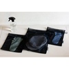 image:imageBrabantia 3Pack Mesh Zip Up Laundry Bags White for Washing Machine Delicates Face Masks Socks Bras 1 x Medium 2 x Small Organizer Travel BagsBlack