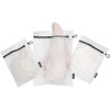 image:imageBrabantia 3Pack Mesh Zip Up Laundry Bags White for Washing Machine Delicates Face Masks Socks Bras 1 x Medium 2 x Small Organizer Travel BagsWhite