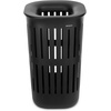 image:imageBrabantia CollectIt Laundry Basket 55L121 Gallon White Set of 2 Laundry Hamper for Kitchens and Laundry Rooms Storage Basket for Clothing Towels and BeddingBlack