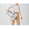 image:imageBrabantia CollectIt Laundry Basket 55L121 Gallon White Set of 2 Laundry Hamper for Kitchens and Laundry Rooms Storage Basket for Clothing Towels and BeddingWhite