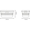 image:imageBrabantia CollectIt Laundry Basket 55L121 Gallon White Set of 2 Laundry Hamper for Kitchens and Laundry Rooms Storage Basket for Clothing Towels and BeddingSoft Beige