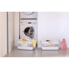 image:imageBrabantia CollectIt Laundry Basket 55L121 Gallon White Set of 2 Laundry Hamper for Kitchens and Laundry Rooms Storage Basket for Clothing Towels and BeddingWhite