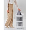 image:imageBrabantia CollectIt Laundry Basket 55L121 Gallon White Set of 2 Laundry Hamper for Kitchens and Laundry Rooms Storage Basket for Clothing Towels and BeddingWhite