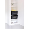 image:imageBrabantia CollectIt Laundry Basket 55L121 Gallon White Set of 2 Laundry Hamper for Kitchens and Laundry Rooms Storage Basket for Clothing Towels and BeddingBlack