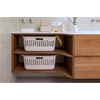 image:imageBrabantia CollectIt Laundry Basket 55L121 Gallon White Set of 2 Laundry Hamper for Kitchens and Laundry Rooms Storage Basket for Clothing Towels and BeddingSoft Beige