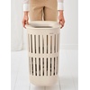 image:imageBrabantia CollectIt Laundry Basket 55L121 Gallon White Set of 2 Laundry Hamper for Kitchens and Laundry Rooms Storage Basket for Clothing Towels and BeddingSoft Beige