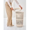 image:imageBrabantia CollectIt Laundry Basket 55L121 Gallon White Set of 2 Laundry Hamper for Kitchens and Laundry Rooms Storage Basket for Clothing Towels and BeddingSoft Beige