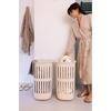 image:imageBrabantia CollectIt Laundry Basket 55L121 Gallon White Set of 2 Laundry Hamper for Kitchens and Laundry Rooms Storage Basket for Clothing Towels and BeddingSoft Beige