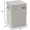 image:imageBrabantia Stackable Laundry Box 92 Gallon 35LLight Gray