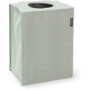 image:imageBrabantia  Foldable Laundry Basket  Compact Storage Box  Water Resistant Coating  MultiFunctional  Laundry Hamper  Bathroom  Collapsible  Grey  9 GalGreen