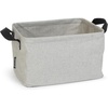 image:imageBrabantia  Laundry Bag Rectangular  Space Efficient  Large Volume  QuickDrop Opening  Laundry Basket  with Hole  Bathroom  Stackable  Pepper Black  145 GalGray