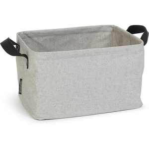 image:imageBrabantia  Foldable Laundry Basket  Compact Storage Box  Water Resistant Coating  MultiFunctional  Laundry Hamper  Bathroom  Collapsible  Grey  9 GalGray