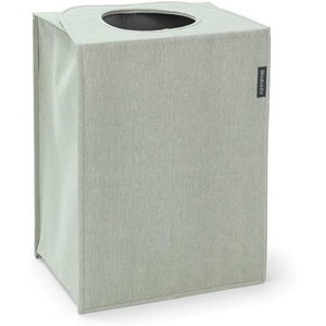 image:imageBrabantia  Foldable Laundry Basket  Compact Storage Box  Water Resistant Coating  MultiFunctional  Laundry Hamper  Bathroom  Collapsible  Grey  9 GalGreen