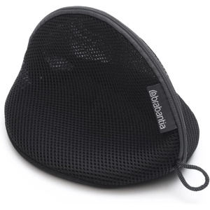 image:imageBrabantia 3Pack Mesh Zip Up Laundry Bags White for Washing Machine Delicates Face Masks Socks Bras 1 x Medium 2 x Small Organizer Travel BagsBlack