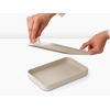 image:imageBrabantia Make amp Take Bento Lunch Box Soft Beige 2 Compartments amp Lidded Pot LiftOut Tray Divider BPAFree Airtight Snap Locks Microwave amp Freezer Safe Travel Meal Prep Container 68ozSoft Beige