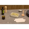 image:imageBrabantia Make amp Take Lunch Box 37 oz11L Soft Beige Adult Lunch Box for Sandwiches Wraps and More Plastic Food Container Lid with ClipsSoft Beige