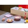 image:imageBrabantia Make amp Take Salad Bowl 44 oz 13L Removable Tray for Toppings amp Dressing Airtight Closure Leakproof Travel Container Dishwasher amp Microwave Safe Salad Mixer Lilac Pink