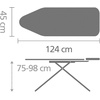 image:imageBrabantia Size B Ironing Board 49 x 15in 7 Height Options Solid Steam Iron Rest Holder Morning Breeze NonSlip Feet AntiCollapse Child LocksBotanical